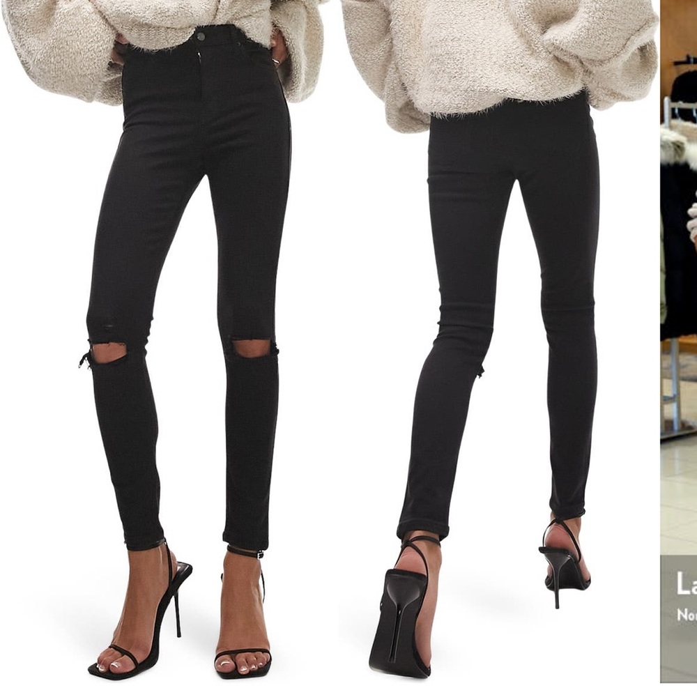 Topshop high rise Jamie skinny jeans